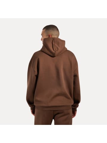 SMILODOX Hoodie Kayson in Dunkelbraun