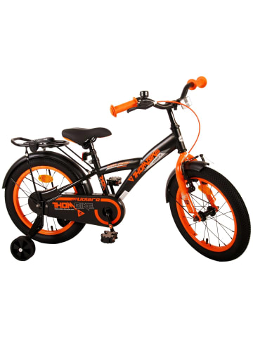 Volare Kinderfahrrad Thombike für Jungen 16 Zoll Kinderrad in Schwarz Orange 4 Jahre