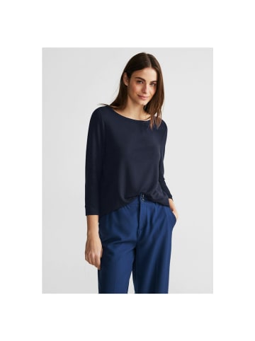 Street One Langarmshirt in deep blue