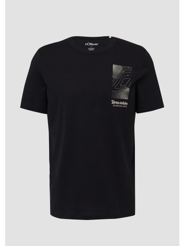 s.Oliver T-Shirt in 99D2_schwarz