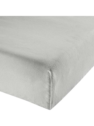 Erwin Müller Biber, Haustuch Bettlaken Garmisch in weiß