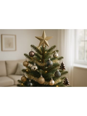 Atmosphera Créateur d'intérieur Weihnachtsschmuck in Mehrfarben, (B) 2,5 x (H) 21 x (L) 20 cm