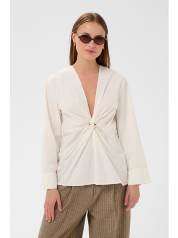 Soaked in Luxury Langarm-Bluse SLNoelle Feminine Form in Broken White
