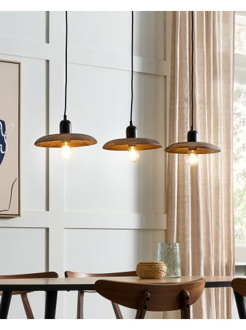 Beliani Pendelleuchten MANJEERA in Braun - (W) 92 x (H) 107 x (L) 17 cm