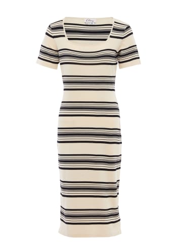 ALARY Damen Strickkleid in Wollweiss