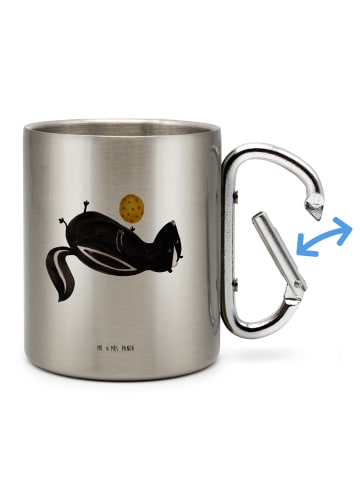 Mr. & Mrs. Panda Teetasse Stinktier Ball ohne Spruch in Silber