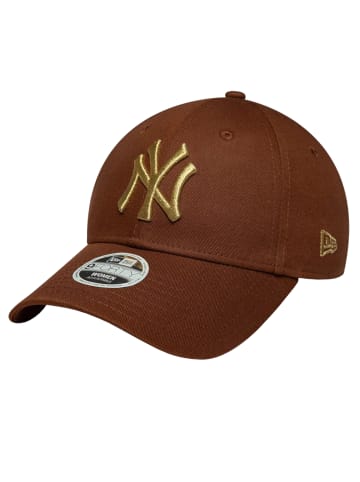 NEW ERA New Era Wmns Metallic Logo 9FORTY New York Yankees Cap in Braun