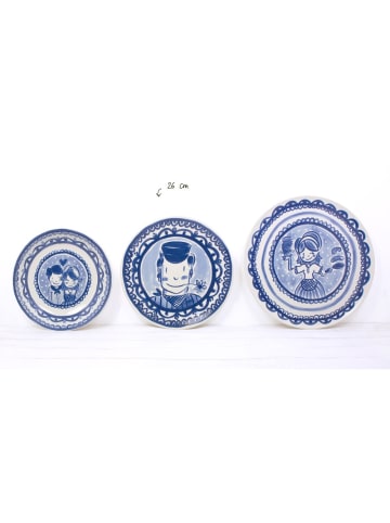 Blond Amsterdam Speiseteller Junge in Blau - 26cm