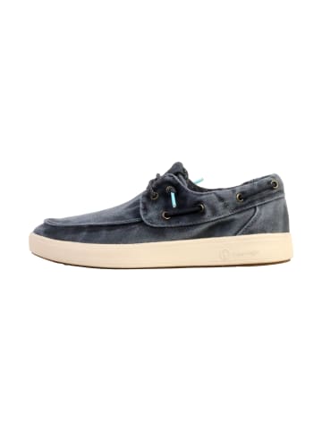 natural world Sneaker aus „Cotton Naturalight“-Leder Blau