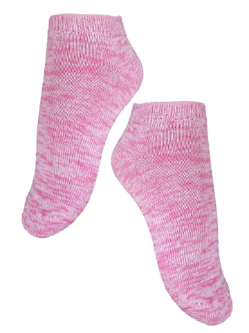 Rogo Sneakersocken Mouline in Pink