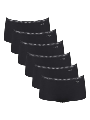 Sloggi Panty 6er Pack in Schwarz