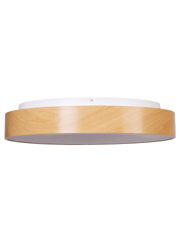 Beliani Deckenleuchten BRAGOTO in Braun - (W) 60 x (H) 9 x (L) 60 cm