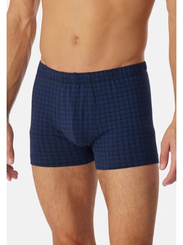 Schiesser Retro Short / Pant Cotton Casual Cotton in Schwarz / dunkelblau