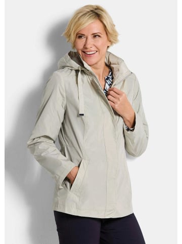GOLDNER Kurzgröße:  Freizeitjacke Outdoor-Jacke mit Kapuze in stein