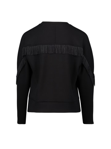Zero  Sweatshirt mit Fransen in Black Beauty