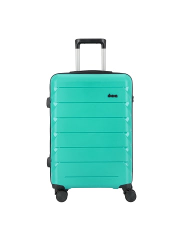 D&N Travel Line 4100 4 Rollen Trolley M 64 cm petrol