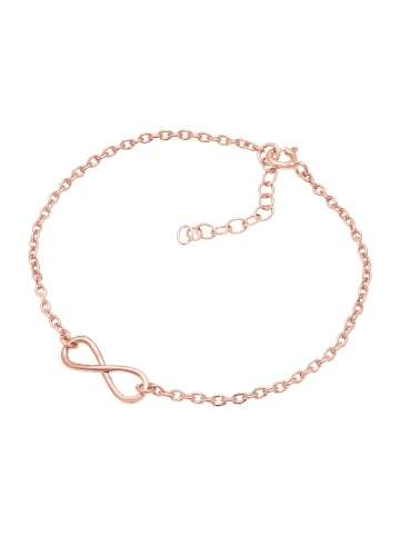 Elli Armband 925 Sterling Silber Infinity in Rosegold