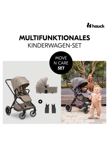 Hauck 4in1 Kinderwagen-Set Move N Care Trio Set in brown