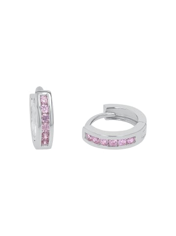 Prinzessin Lillifee Creolen Silber 925, rhodiniert in Rosa