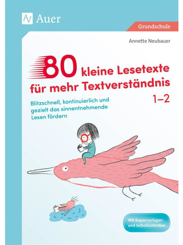 Auer Verlag 80 kleine Lesetexte für mehr Textverständnis 1/2 | Blitzschnell,...