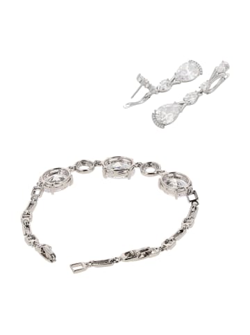 faina Women Jewelry Set in silver white