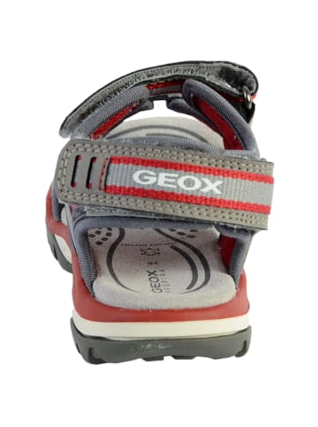Geox Sandalen Kinder J Borealis B. D -Mesh+Wax.Syn Grau