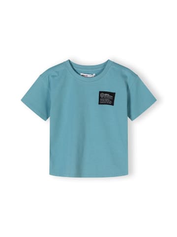 Minoti 2tlg. Set: T-Shirt & Shorts 23fleece119 in Blau