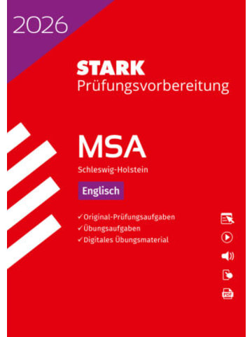 Stark Buch - STARK Englisch - MSA 2026 Schleswig-Holstein - Prüfungsvorbereitung