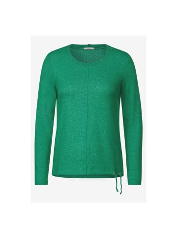 Cecil Langarmshirt in easy green melange