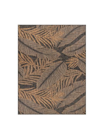 Tara Carpet Indoor-/ Outdoor-Teppich Columbia Fashion Plant in Schwarz