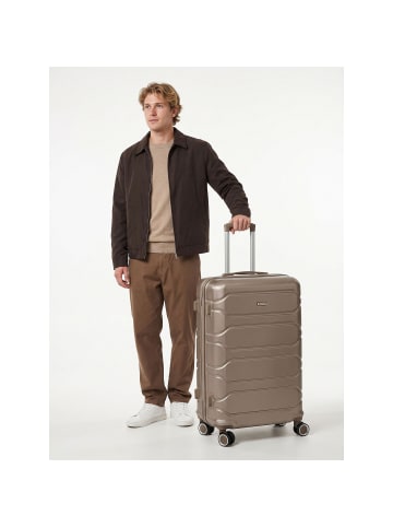 benzi 5807 4 Rollen Trolley L 76 cm gold