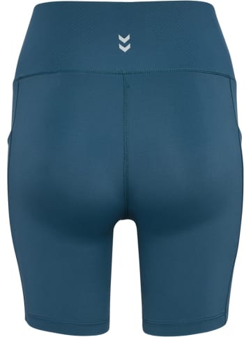 Hummel Leggings "Hiit Intensity Hw Short Tights" in Blau