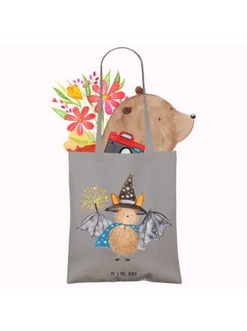 Mr. & Mrs. Panda Shopper Fledermaus Zauberer ohne Spruch in Light Grey