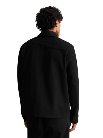 Marc O'Polo DENIM Interlock-Overshirt regular in Schwarz
