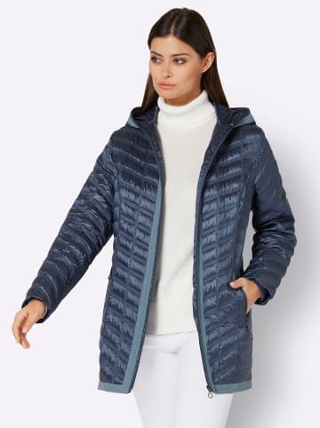 creation L Steppjacke in rauchblau