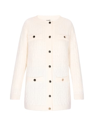 DreiMaster Damen Cardigan in Wollweiss