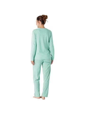 hajo Interlock-Jersey Schlafanzug in mint
