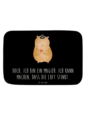 Mr. & Mrs. Panda Badvorleger Hamster Hut mit Spruch in Schwarz