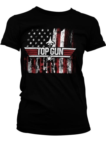 TOP GUN Shirt in Schwarz