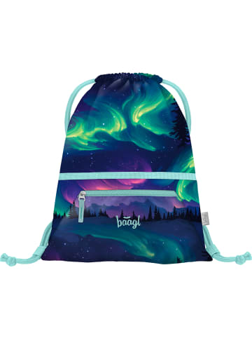 BAAGL Turnbeutel mit Tasche in Violett Aurora