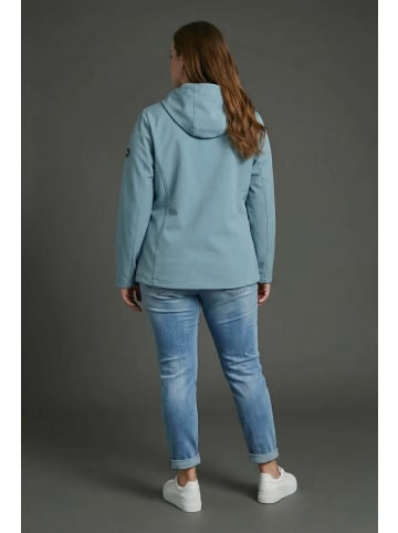 Polarino Softshelljacke in blau-grau