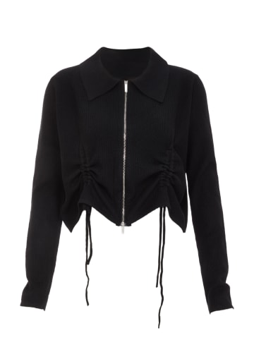 faina Women Cardigan in Schwarz