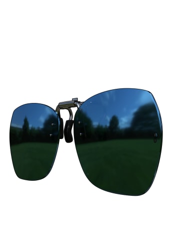 BEZLIT Clip On Sonnenbrille in Blau Verspiegelt