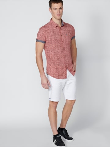 KOROSHI Kurzarmshirt in rot