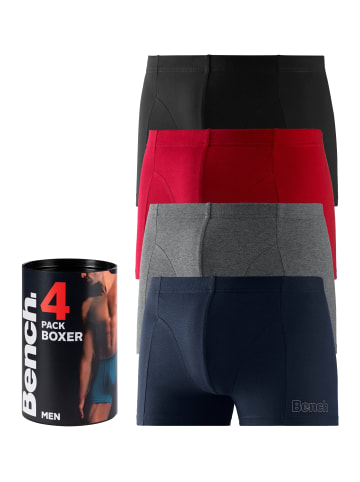 Bench Boxer in navy, anthrazit-meliert, rot, schwarz