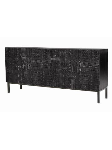 Giner y Colomer Sideboard aus Mangoholz und Eisenbeinen in Brown
