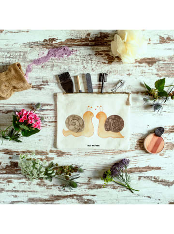 Mr. & Mrs. Panda Etui Schnecken Liebe ohne Spruch in Weiß