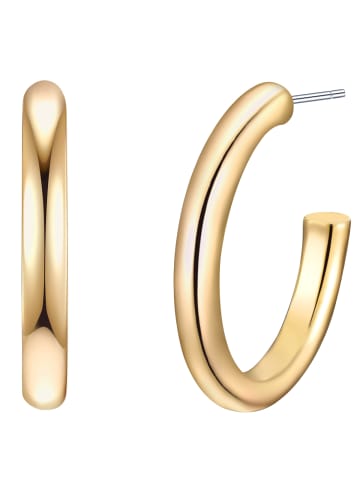Yokoamii Creolen Metall-Legierung in gelbgold