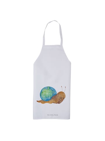 Mr. & Mrs. Panda Küchenschürze Schnecke Sir ohne Spruch in Weiß