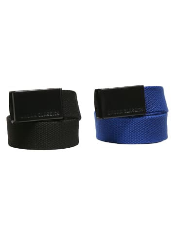 Urban Classics Belt in black+blue